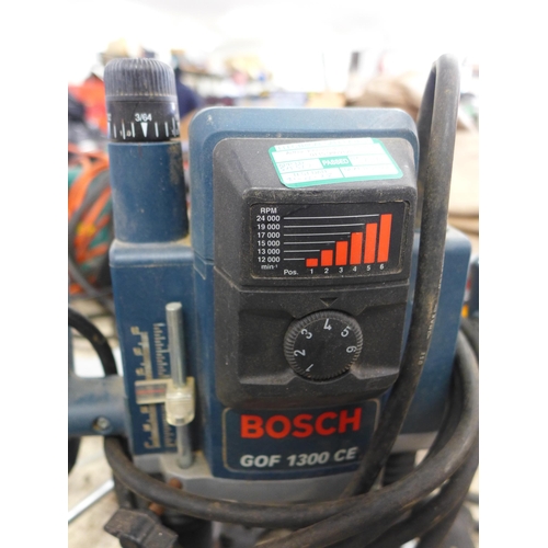 2016 - Bosch GOF1300CE plunge router - W