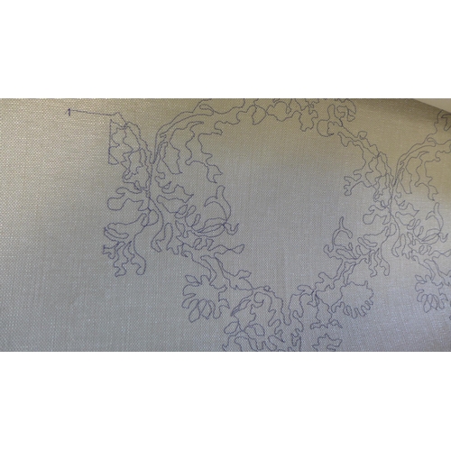 2116 - Large roll fabric wallpaper for feature wall - original cost £390