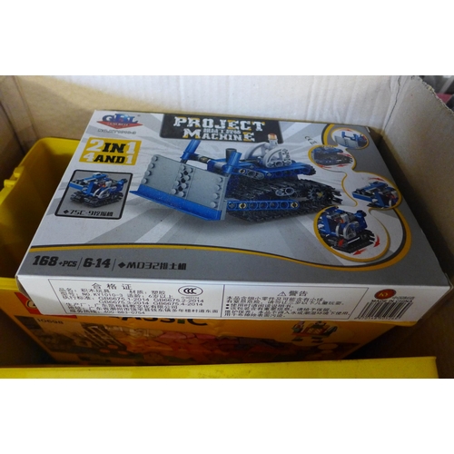 2177 - Box of mixed Lego includes GBL Project Machine