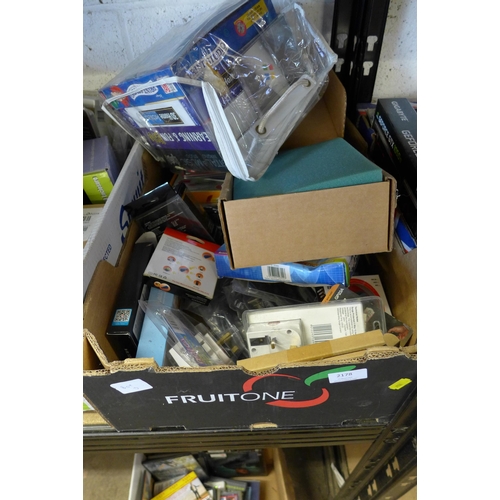 2178 - 4 Boxes of computer parts, accessories and consumables