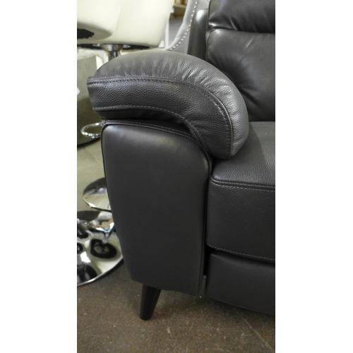 1477 - Grace Grey Leather 2.5 seat power recliner, Original RRP - £991.66 +VAT (4158-6) *This lot is subjec... 