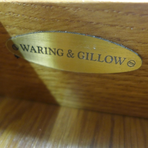 1563 - A Waring and Gillow oak dressing chest