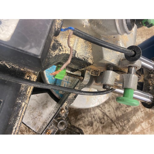 2101 - Evolution Fury compound mitre saw/chop saw - failed electrical safety test due to exposed line cable... 