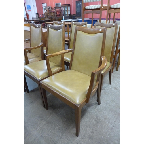 111 - A set of six G-Plan Fresco teak dining chairs