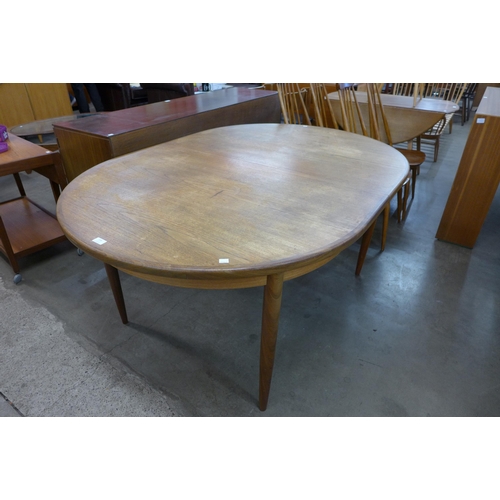 114 - A G-Plan Fresco teak extending dining table