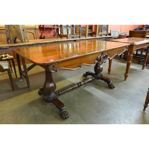 142 - A Regency mahogany library table