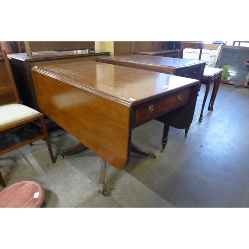 276 - A Regency mahogany pedestal sofa table