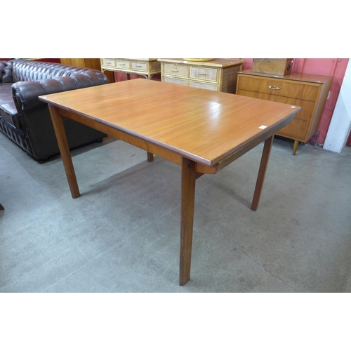 61 - A White & Newton teak extending dining table