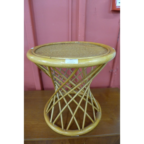 64 - A bamboo circular occasional table