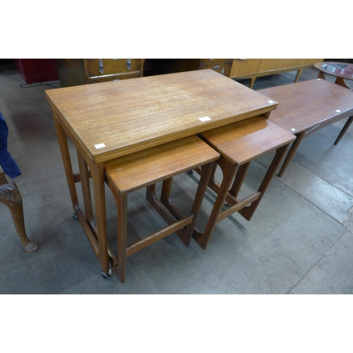 85 - A McIntosh Triform teak nest of tables