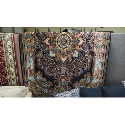 1527 - A fine woven Iranian carpet with bespoke floral pattern, 200cm x 300cm