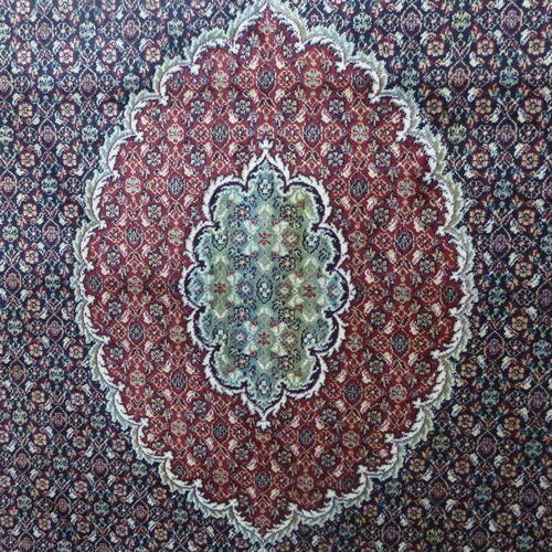 1535 - A blue ground Royal Palace rug with Persian design, 170cm x 120cm