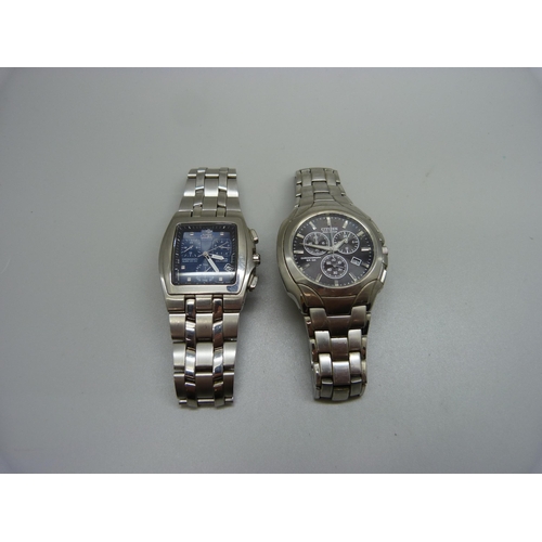 1005 - Two gentleman's Citizen Eco-Drive wristwatches