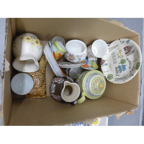 1031 - A collection of mixed china, including Beswick and Aynsley (3) **PLEASE NOTE THIS LOT IS NOT ELIGIBL... 