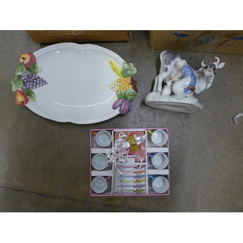 1048A - A collection of mixed china and metalware **PLEASE NOTE THIS LOT IS NOT ELIGIBLE FOR POSTING AND PAC... 