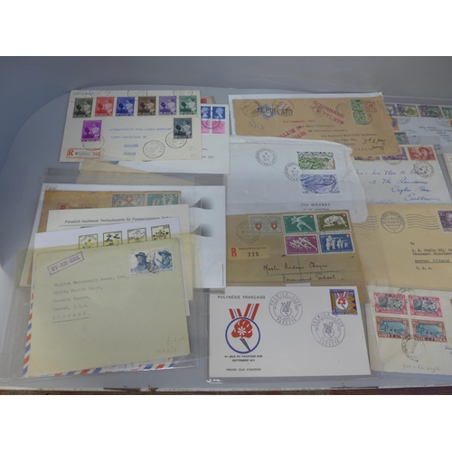 630 - Stamps; worldwide postal history, 23 covers with stamps alone catalogued at over £900 as used