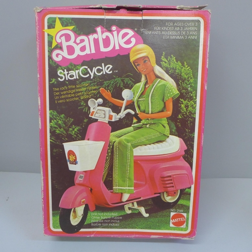 632 - A 1978 Barbie Starcycle, boxed