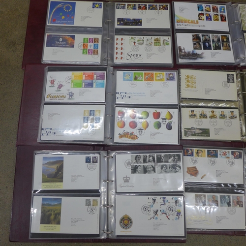 713 - Seven albums of Royal Mail First Day Covers