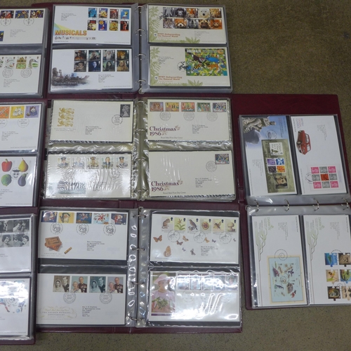 713 - Seven albums of Royal Mail First Day Covers