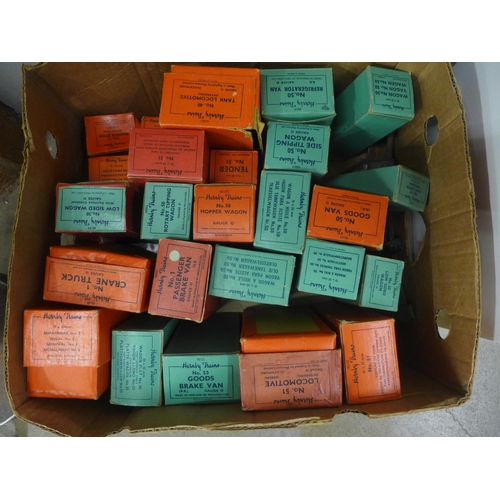 751 - Empty Hornby model railway boxes, (27)