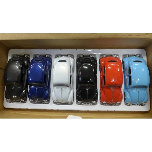 753 - A die-cast metal Superior Volkswagen six car set, boxed