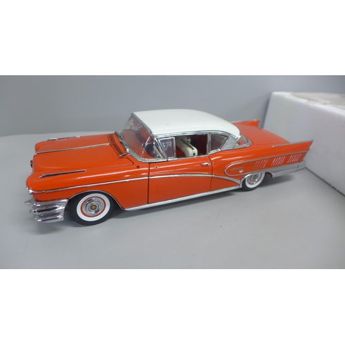 758 - A Sun Star The Platinum Collection 1958 Buick Limited Hard Top model vehicle, boxed