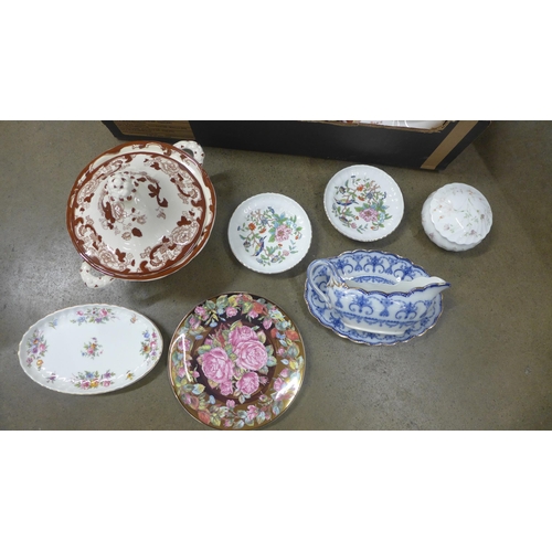 760 - A collection of mixed china including Aynsley and Masons **PLEASE NOTE THIS LOT IS NOT ELIGIBLE FOR ... 