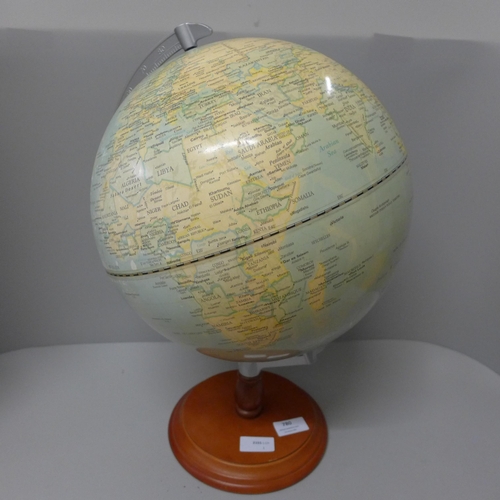 780 - A large globe, 44cm