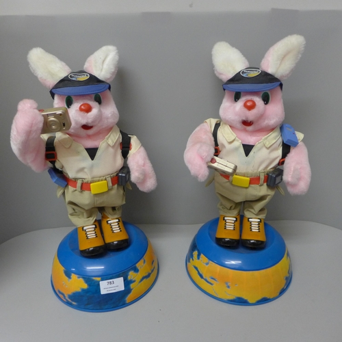 783 - Two Duracell bunnies