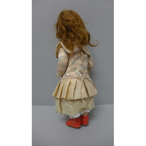 802 - A German doll, 27cm