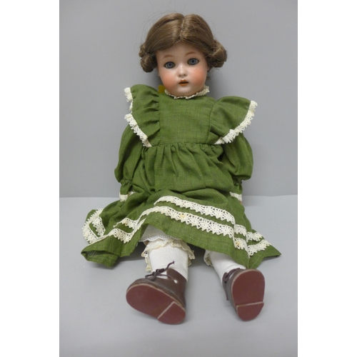 803 - A Halbig K R doll, 46cm, a/f