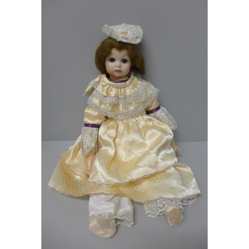 806 - A doll, marked Jolenes Debbie, 40cm