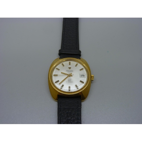 885 - A gentleman's Nivada wristwatch