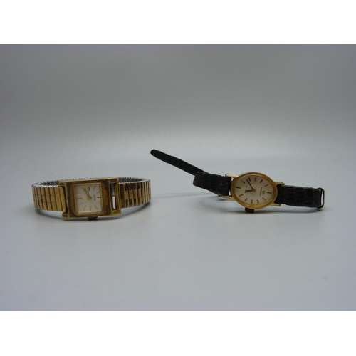 910 - Two lady's wristwatches, Tudor and Omega