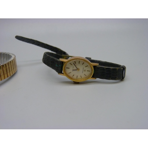 910 - Two lady's wristwatches, Tudor and Omega