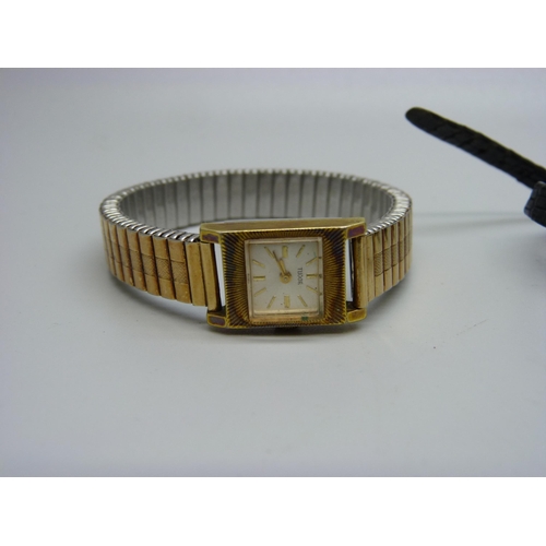 910 - Two lady's wristwatches, Tudor and Omega