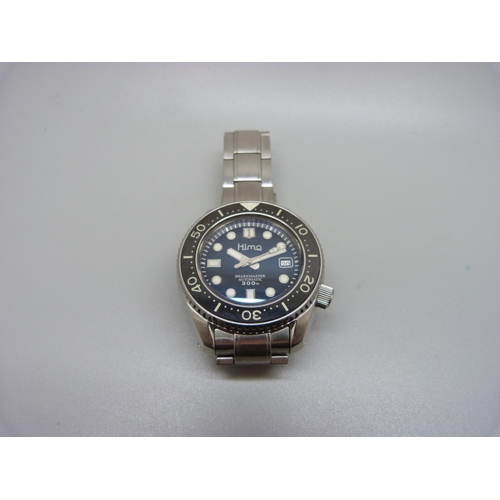 953 - A Hami Sharkmaster automatic 300m diver's wristwatch, marked 'all stainless steel sapphire crystal',... 