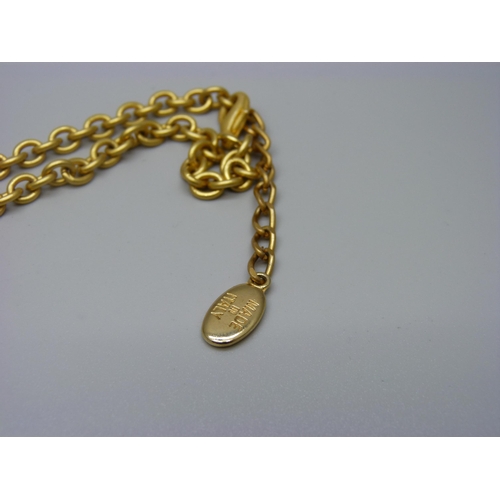 975 - An Italian designer pendant and chain