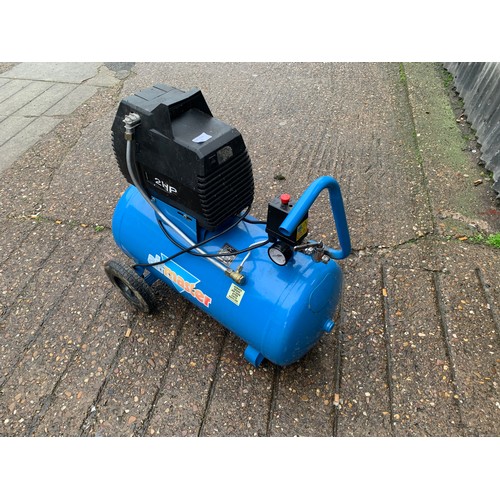 2065 - Clarke Airmaster 2 hp air compressor -W