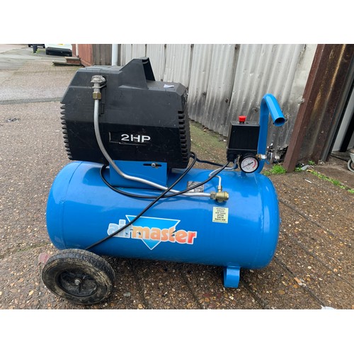 2065 - Clarke Airmaster 2 hp air compressor -W