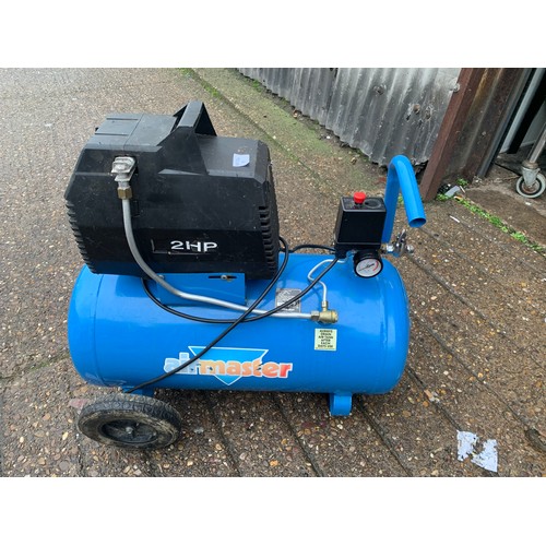 2065 - Clarke Airmaster 2 hp air compressor -W