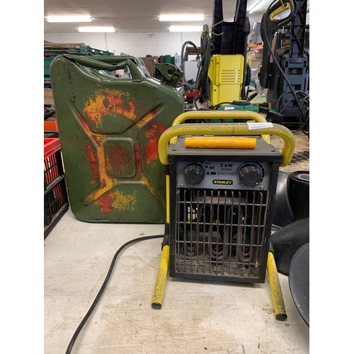 2004 - Stanley site heater & ex-military Jerry can