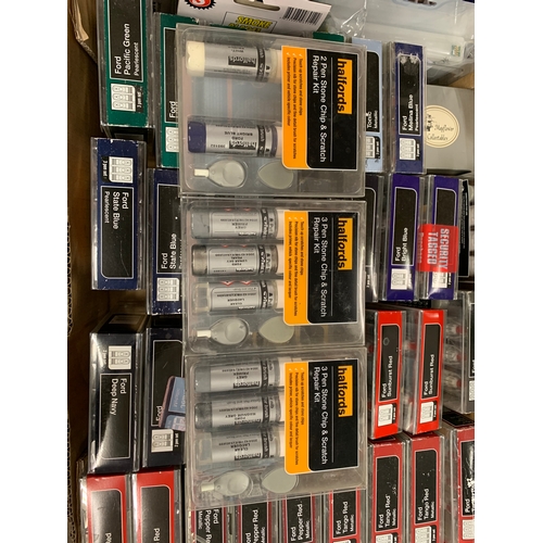 Halfords 2/3 pen stone chip & scratch repair kits, different colours & cars