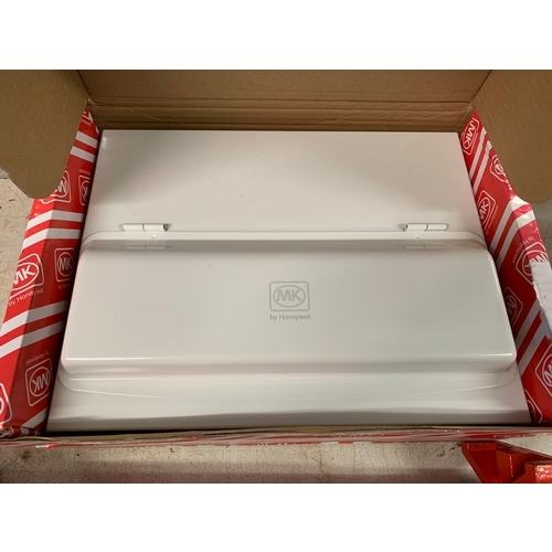 2021 - Honeywell MK electrical metal consumer unit in box