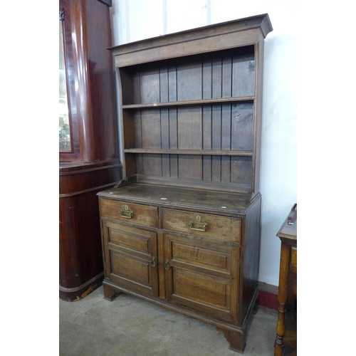 106 - A George II oak dresser