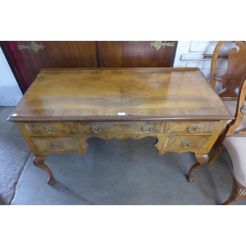 110 - A George I style walnut writing desk