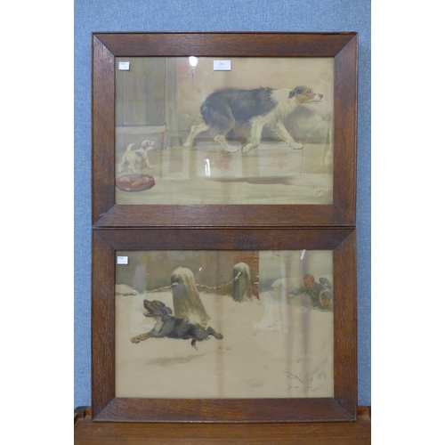 261 - Two early 20th Century Cecil Aldin prints, framed