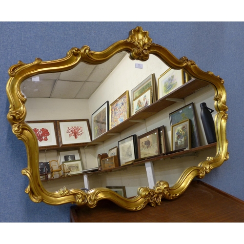 297 - A French style gilt framed mirror