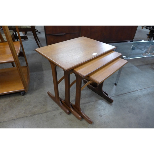 30 - A G-Plan Fresco teak nest of tables