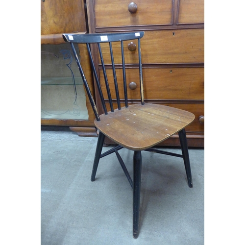 54 - A Danish Farstrup beech kitchen chair